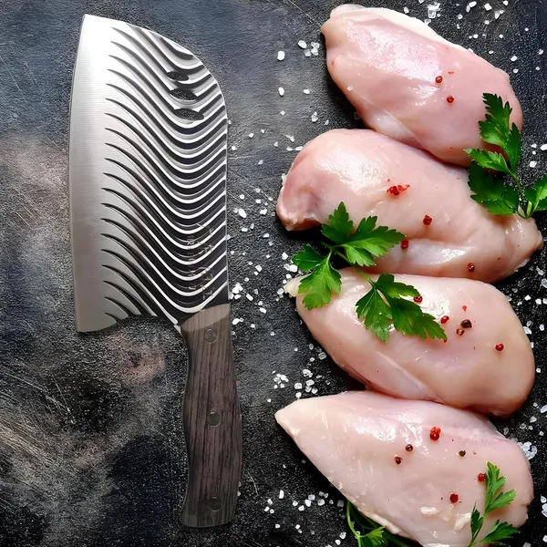 Professional_Kitchen_Cleaver_Knife_with_Wide_Stainless_Steel_Blade_and_Ergonomic_Wood_Grain_Handle_for_Chopping_Cutting_Slicing_Meat_Vegetables_Fruits