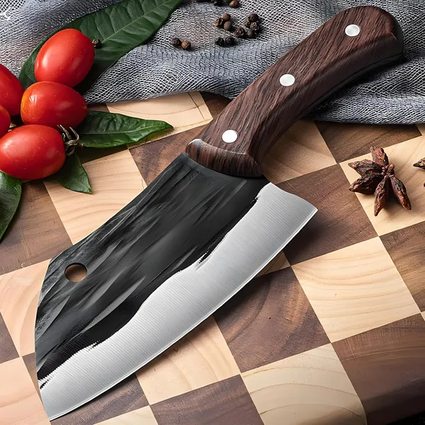 Heavy_Duty_Kitchen_Cleaver_Knife_with_Broad_Sharp_Blade_&_Ergonomic_Wood-Style_Handle_|_Multipurpose_Meat,_Vegetable_&_Food_Chopping_Knife