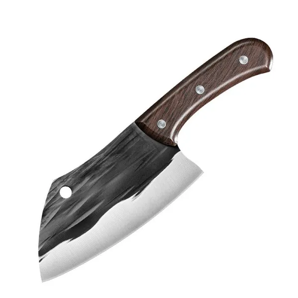 Heavy_Duty_Kitchen_Cleaver_Knife_with_Broad_Sharp_Blade_&_Ergonomic_Wood-Style_Handle_|_Multipurpose_Meat,_Vegetable_&_Food_Chopping_Knife