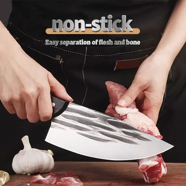 Stainless_Steel_Chef_Knife_with_Ergonomic_Black_Handle,_Sharp_Multipurpose_Kitchen_Chopping_&_Cutting_Knife_for_Vegetables,_Fruits,_Meat_&_Everyday_Cooking