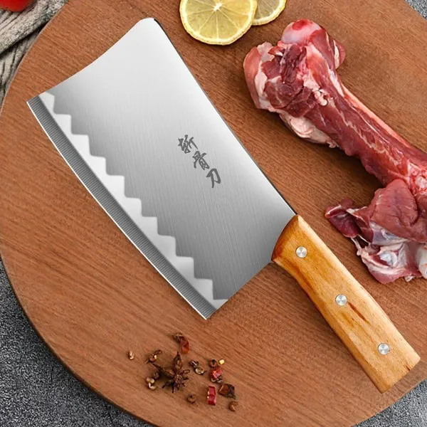 Heavy_Duty_Meat_Cleaver_Knife_for_Kitchen,_Stainless_Steel_Butcher_Chopper_with_Wooden_Handle,_Wide_Blade_Kitchen_Cutter_for_Meat,_Chicken,_Fish,_Vegetables_&_Food_Preparation