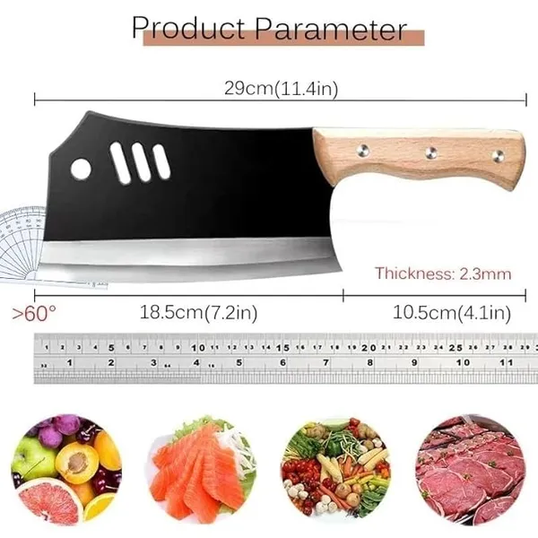 Heavy_Duty_Stainless_Steel_Kitchen_Cleaver_Knife_with_Wooden_Handle_|_Meat_Chopper,_Vegetable_Cutter_&_Multipurpose_Cutting_Knife