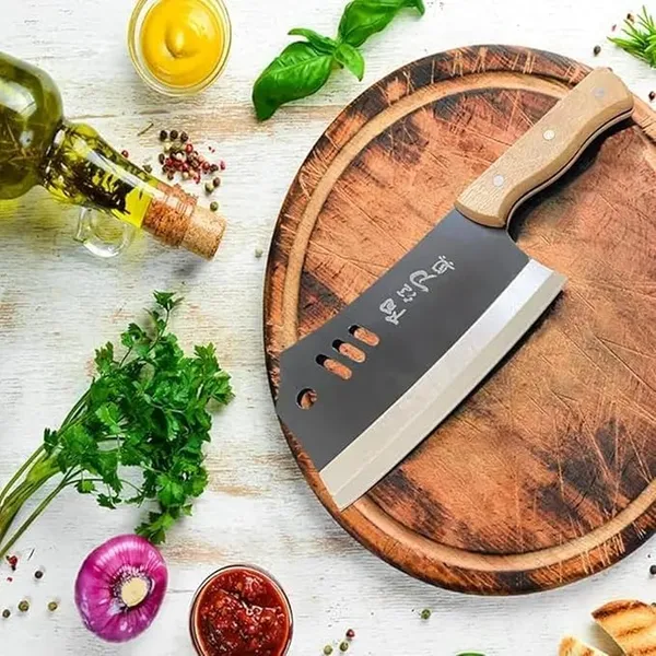 Heavy_Duty_Stainless_Steel_Kitchen_Cleaver_Knife_with_Wooden_Handle_|_Meat_Chopper,_Vegetable_Cutter_&_Multipurpose_Cutting_Knife