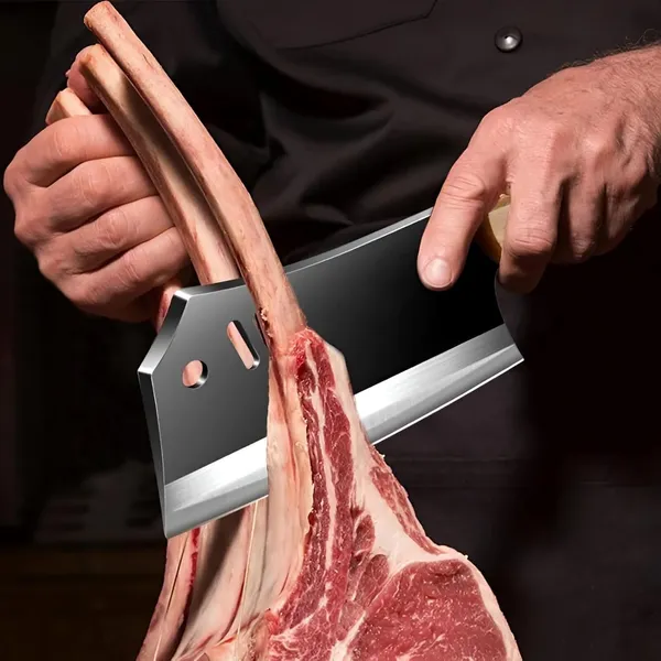 Heavy_Duty_Stainless_Steel_Kitchen_Cleaver_Knife_with_Wooden_Handle_|_Meat_Chopper,_Vegetable_Cutter_&_Multipurpose_Cutting_Knife
