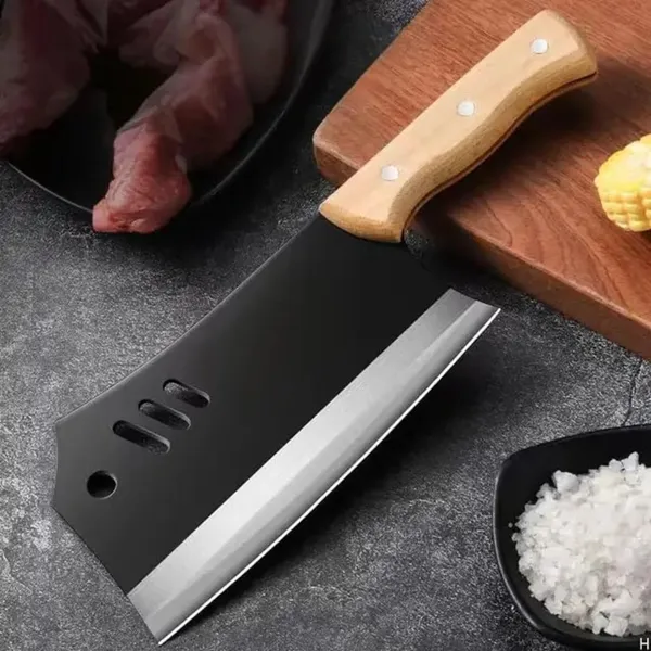 Heavy_Duty_Stainless_Steel_Kitchen_Cleaver_Knife_with_Wooden_Handle_|_Meat_Chopper,_Vegetable_Cutter_&_Multipurpose_Cutting_Knife