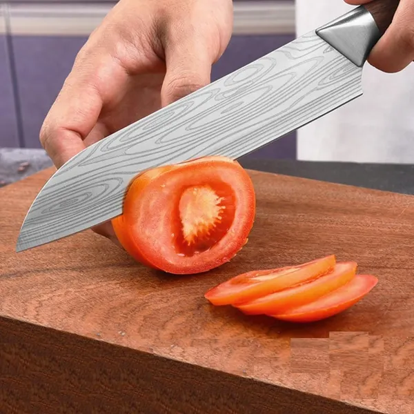 Premium_Stainless_Steel_Chef_Knife_with_Damascus_Pattern_Blade,_Wooden_Handle,_Sharp_Kitchen_Cutting_Knife_for_Slicing,_Chopping,_Dicing_&_Everyday_Cooking