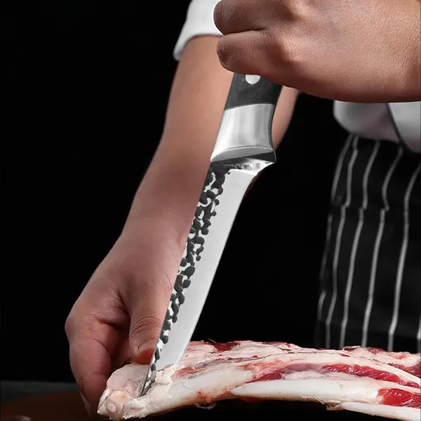 Premium_Kitchen_Utility_Knife_with_Hammered_Pattern_Blade,_Ergonomic_Black_Handle,_Multipurpose_Chopping_&_Slicing_Knife_for_Fruits,_Vegetables,_Meat_&_Everyday_Kitchen_Use