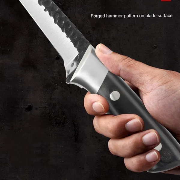 Premium_Kitchen_Utility_Knife_with_Hammered_Pattern_Blade,_Ergonomic_Black_Handle,_Multipurpose_Chopping_&_Slicing_Knife_for_Fruits,_Vegetables,_Meat_&_Everyday_Kitchen_Use
