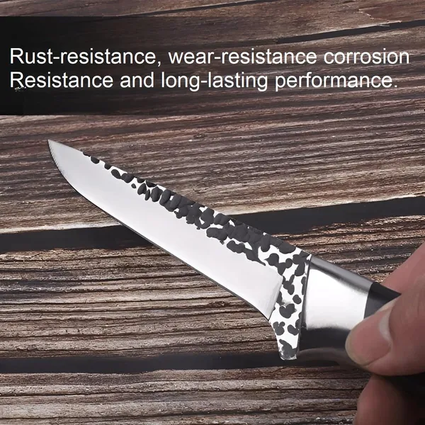 Premium_Kitchen_Utility_Knife_with_Hammered_Pattern_Blade,_Ergonomic_Black_Handle,_Multipurpose_Chopping_&_Slicing_Knife_for_Fruits,_Vegetables,_Meat_&_Everyday_Kitchen_Use