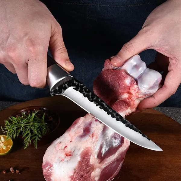 Premium_Kitchen_Utility_Knife_with_Hammered_Pattern_Blade,_Ergonomic_Black_Handle,_Multipurpose_Chopping_&_Slicing_Knife_for_Fruits,_Vegetables,_Meat_&_Everyday_Kitchen_Use