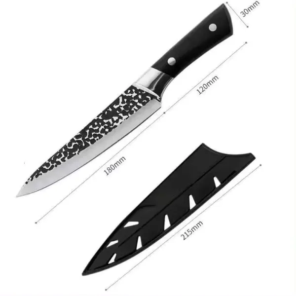 Premium_Stainless_Steel_Chef_Knife_with_Hammered_Blade_&_Ergonomic_Black_Handle_|_Multipurpose_Kitchen_Cutting_Knife_for_Chopping,_Slicing_&_Dicing