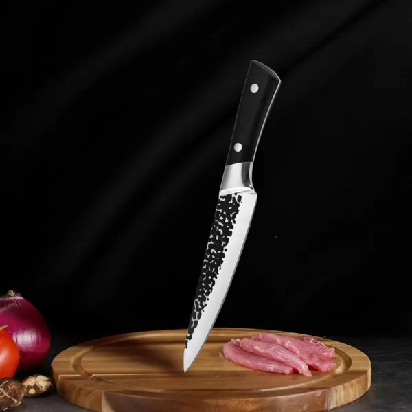Premium_Stainless_Steel_Chef_Knife_with_Hammered_Blade_&_Ergonomic_Black_Handle_|_Multipurpose_Kitchen_Cutting_Knife_for_Chopping,_Slicing_&_Dicing