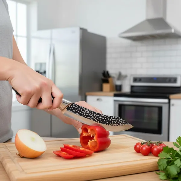 Premium_Kitchen_Chef_Knife_with_Patterned_Blade_&_Ergonomic_Black_Handle_|_Multipurpose_Food_Preparation_Knife_for_Chopping,_Slicing_&_Cutting