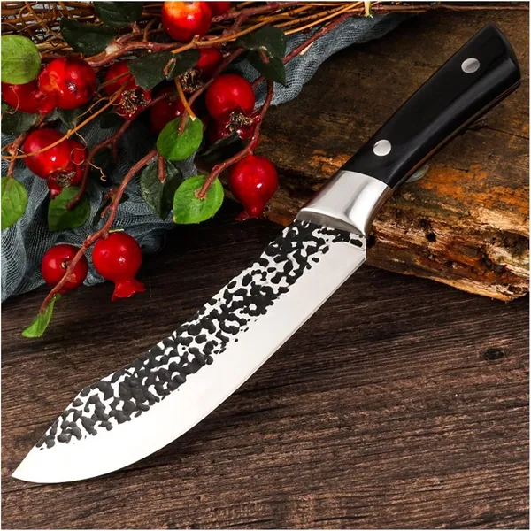 Premium_Kitchen_Chef_Knife_with_Patterned_Blade_&_Ergonomic_Black_Handle_|_Multipurpose_Food_Preparation_Knife_for_Chopping,_Slicing_&_Cutting