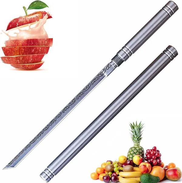 Stainless_Steel_Fruit_Corer_&_Decorative_Carving_Tool_for_Pineapple,_Mango,_Watermelon_&_Soft_Fruits_|_Reusable_Kitchen_Fruit_Cutter_Knife_Silver
