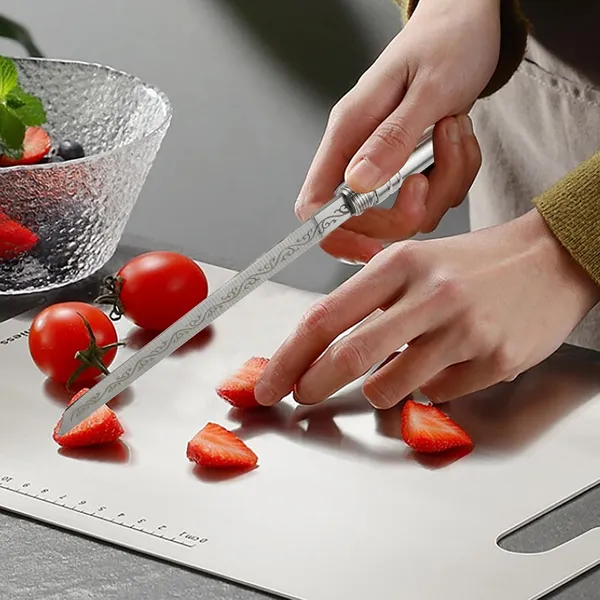 Stainless_Steel_Fruit_Corer_&_Decorative_Carving_Tool_for_Pineapple,_Mango,_Watermelon_&_Soft_Fruits_|_Reusable_Kitchen_Fruit_Cutter_Knife_Silver