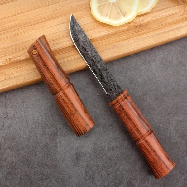 Handcrafted_Pattern_Steel_Kitchen_Utility_Cutter_with_Wooden_Grip_Handle,_Multi_Purpose_Sharp_Prep_Tool_for_Fruits,_Vegetables,_Meat,_Cooking_Gift_Item