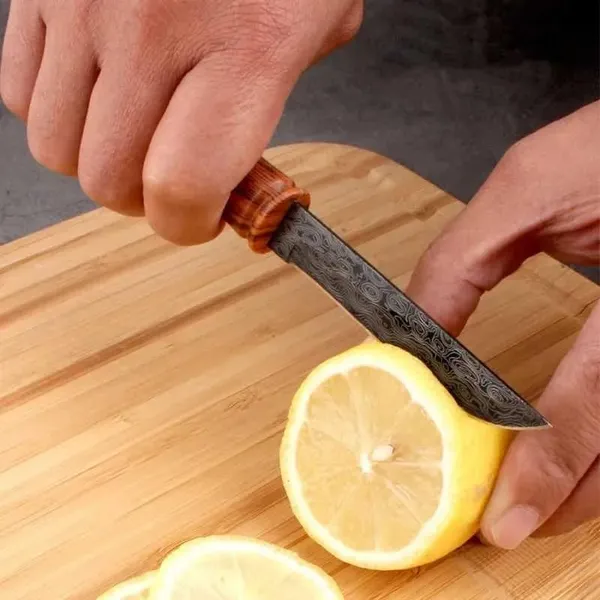 Handcrafted_Pattern_Steel_Kitchen_Utility_Cutter_with_Wooden_Grip_Handle,_Multi_Purpose_Sharp_Prep_Tool_for_Fruits,_Vegetables,_Meat,_Cooking_Gift_Item