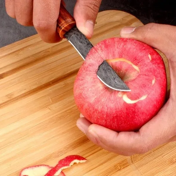 Handcrafted_Pattern_Steel_Kitchen_Utility_Cutter_with_Wooden_Grip_Handle,_Multi_Purpose_Sharp_Prep_Tool_for_Fruits,_Vegetables,_Meat,_Cooking_Gift_Item