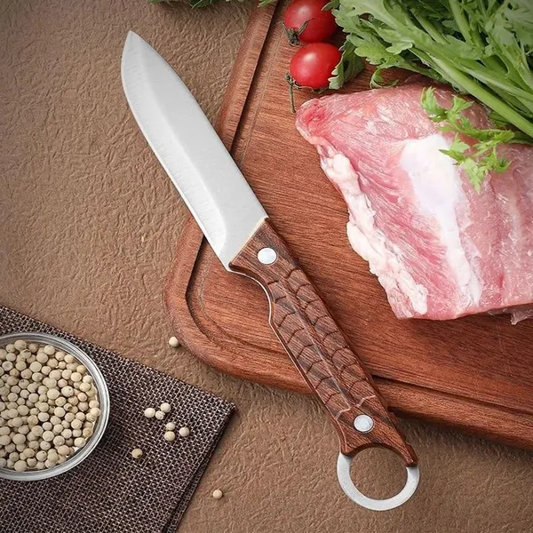 Stainless_Steel_Kitchen_Knife_with_Sharp_Serrated_Edge_&_Wooden_Handle_|_Multipurpose_Fruit,_Vegetable_&_Food_Cutting_Knife