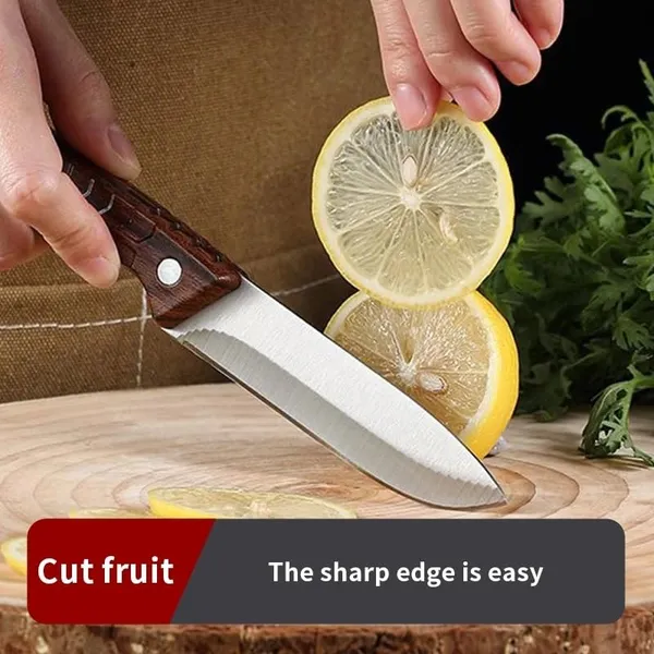 Stainless_Steel_Kitchen_Knife_with_Sharp_Serrated_Edge_&_Wooden_Handle_|_Multipurpose_Fruit,_Vegetable_&_Food_Cutting_Knife