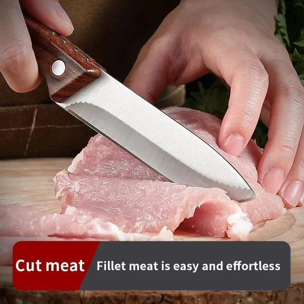 Stainless_Steel_Kitchen_Knife_with_Sharp_Serrated_Edge_&_Wooden_Handle_|_Multipurpose_Fruit,_Vegetable_&_Food_Cutting_Knife