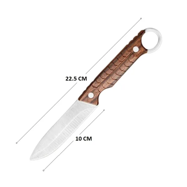 Stainless_Steel_Kitchen_Knife_with_Sharp_Serrated_Edge_&_Wooden_Handle_|_Multipurpose_Fruit,_Vegetable_&_Food_Cutting_Knife