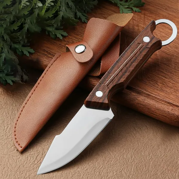 Multipurpose_Stainless_Steel_Utility_Knife_with_Wooden_Handle_&_Leather_Sheath_|_Compact_Kitchen_&_Everyday_Cutting_Knife