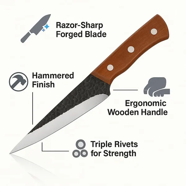Premium_Kitchen_Chef_Knife_with_Sharp_Stainless_Steel_Blade_&_Ergonomic_Wooden_Handle_|_Multipurpose_Chopping,_Slicing_&_Cutting_Knife_for_Home_&_Professional_Cooking