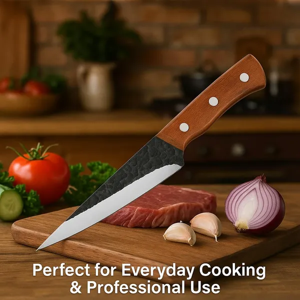 Premium_Kitchen_Chef_Knife_with_Sharp_Stainless_Steel_Blade_&_Ergonomic_Wooden_Handle_|_Multipurpose_Chopping,_Slicing_&_Cutting_Knife_for_Home_&_Professional_Cooking