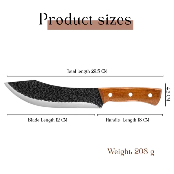 Professional_Chef_Knife_8_Inch,_Stainless_Steel_Kitchen_Knife_with_Sharp_Blade_&_Ergonomic_Wooden_Handle,_Multipurpose_Meat,_Bread,_Vegetable_&_Food_Cutting_Knife