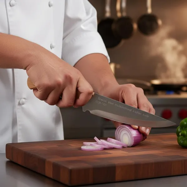 Premium_Stainless_Steel_Chef_Knife_with_Ergonomic_Wooden_Handle,_Multipurpose_Kitchen_Cutting_Knife_for_Fruits,_Vegetables,_Meat,_Bread_Chopping,_Slicing,_Dicing,_Home_&_Professional_Use