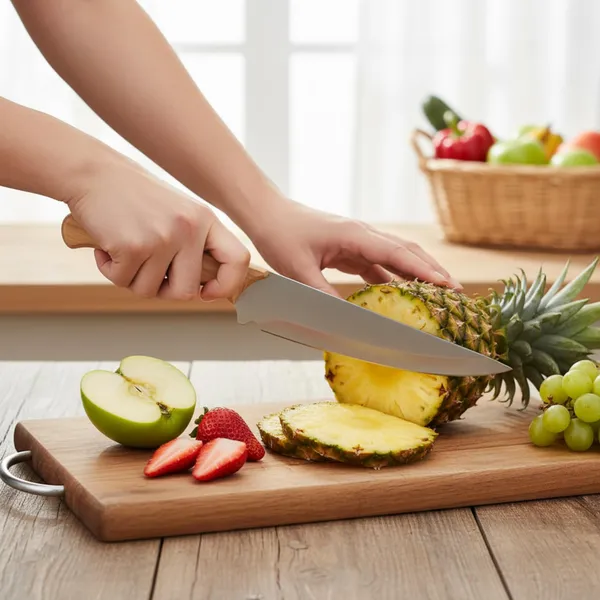 Premium_Stainless_Steel_Chef_Knife_with_Ergonomic_Wooden_Handle,_Multipurpose_Kitchen_Cutting_Knife_for_Fruits,_Vegetables,_Meat,_Bread_Chopping,_Slicing,_Dicing,_Home_&_Professional_Use