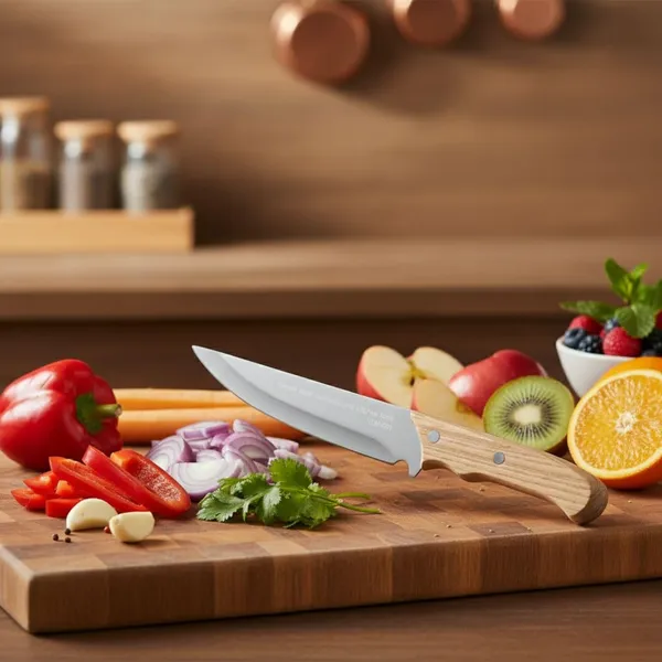 Premium_Stainless_Steel_Chef_Knife_with_Ergonomic_Wooden_Handle,_Multipurpose_Kitchen_Cutting_Knife_for_Fruits,_Vegetables,_Meat,_Bread_Chopping,_Slicing,_Dicing,_Home_&_Professional_Use