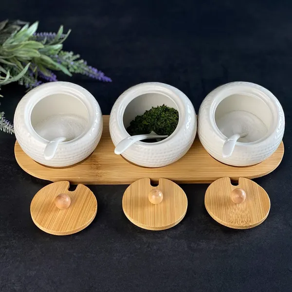 Ceramic_Storage_Jars_with_Bamboo_Wooden_Lids_&_Spoons,_Kitchen_Spice_Containers