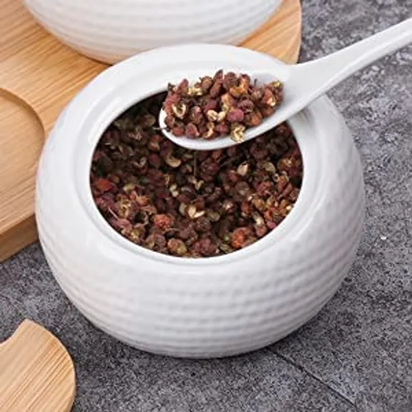 Ceramic_Storage_Jars_with_Bamboo_Wooden_Lids_&_Spoons,_Kitchen_Spice_Containers