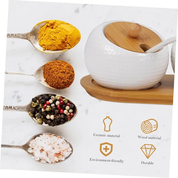Ceramic_Storage_Jars_with_Bamboo_Wooden_Lids_&_Spoons,_Kitchen_Spice_Containers