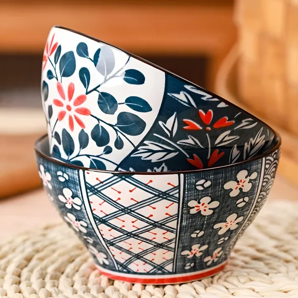 Japanese_Design_Ceramic_Bowls_Set_of_6_|_Floral_Printed_Serving_Bowls_|_Multipurpose_Rice,_Soup,_Curry_&_Snack_Bowls_|_Elegant_Tableware_for_Dining_&_Gifting