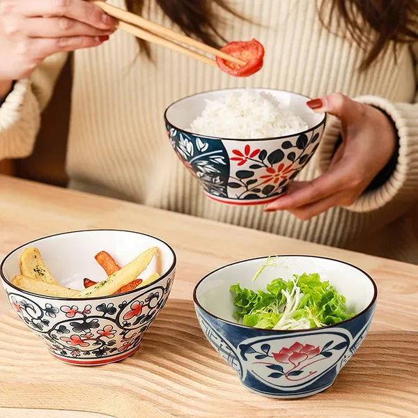 Japanese_Design_Ceramic_Bowls_Set_of_2_|_Floral_Printed_Serving_Bowls_|_Multipurpose_Rice,_Soup,_Curry_&_Snack_Bowls_|_Elegant_Tableware_for_Dining_&_Gifting