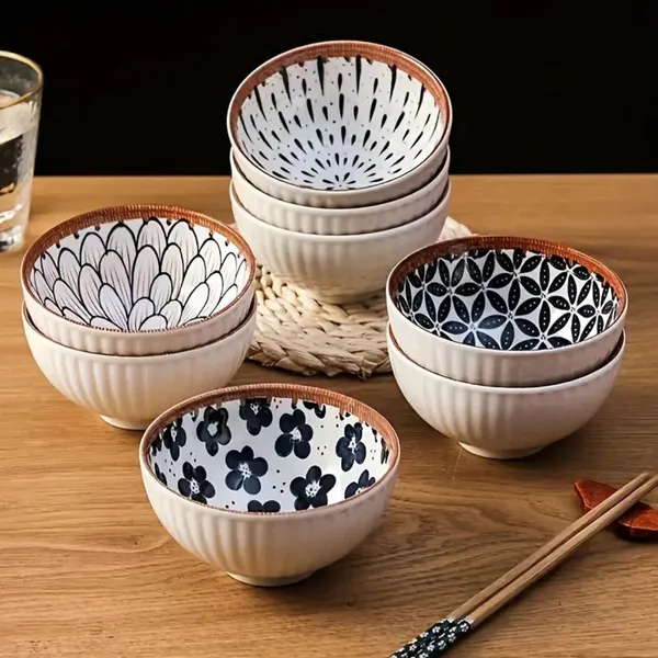 6_Pcs_Japanese_Ceramic_Serving_Bowls_Set_|_Decorative_Ramen,_Soup_&_Snack_Bowls