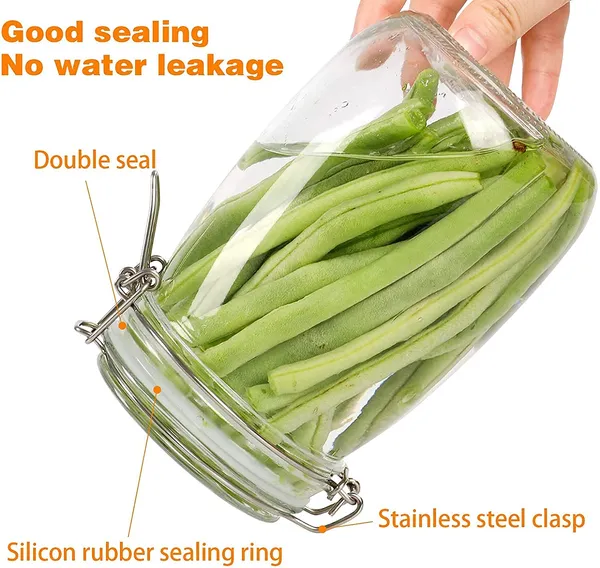 1000_ml_Airtight_Glass_Storage_Jar_with_Locking_Lid,_Transparent_Glass_Jar_for_Home_Organization_(Pack_of_4)(Square)