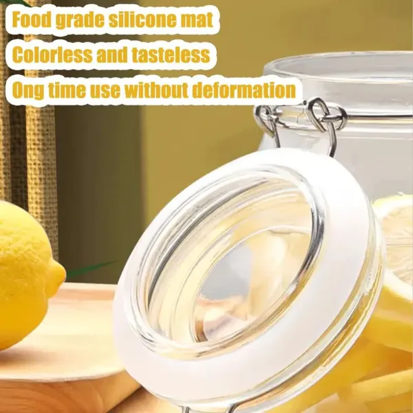 1000_ml_Airtight_Glass_Storage_Jar_with_Locking_Lid,_Transparent_Glass_Jar_for_Home_Organization_(Pack_of_2)(Round)