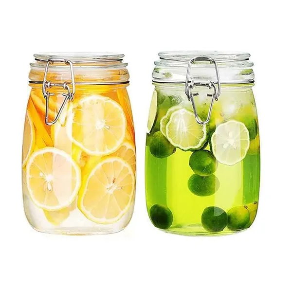 1000_ml_Airtight_Glass_Storage_Jar_with_Locking_Lid,_Transparent_Glass_Jar_for_Home_Organization_(Pack_of_2)(Square)