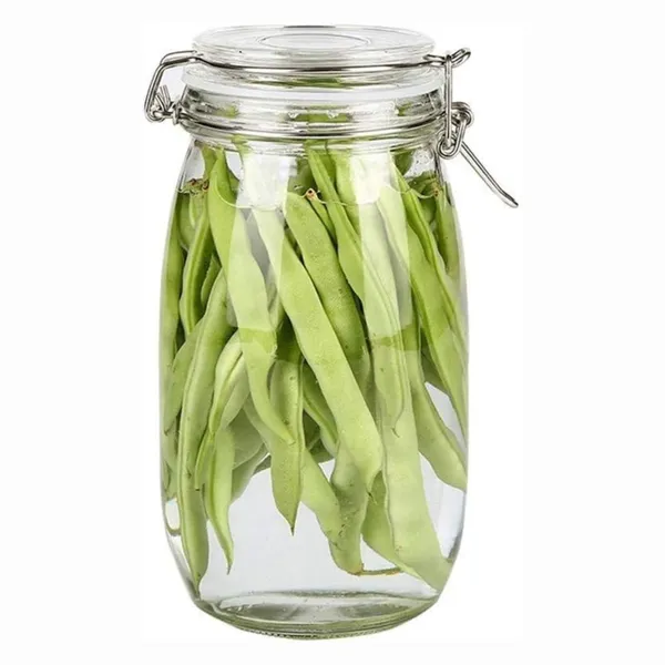 1500_ML_Airtight_Glass_Storage_Jar_with_Clip_Lock_Lid,_Food_Storage_Container_for_Dry_Fruits,_Spices,_Pulses,_Flour,_Candy_&_Dried_Fruits,_Kitchen_Pantry_Organizer_Jar_(Pack_of_1)(Round)