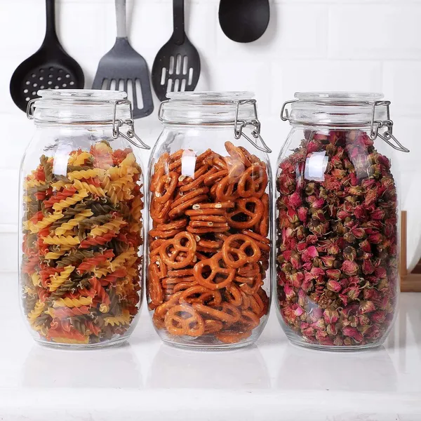 1500_ML_Airtight_Glass_Storage_Jar_with_Clip_Lock_Lid,_Food_Storage_Container_for_Dry_Fruits,_Spices,_Pulses,_Flour,_Candy_&_Dried_Fruits,_Kitchen_Pantry_Organizer_Jar_(Pack_of_1)(Square)