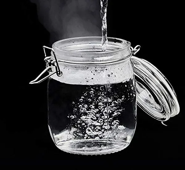 750_ml_Airtight_Glass_Storage_Jar_with_Lock_Lid_-_Clear_Food_Container_Canister_for_Kitchen_Pantry_Organization,_Coffee_Beans,_Tea,_Sugar,_Cookies,_Spices_&_Snacks_(Pack_of_2)(Round)