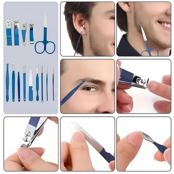 14-Piece_Manicure_Pedicure_Kit_with_Nail_Clippers,_Scissors,_Tweezers_&_Nail_Care_Tools_Set