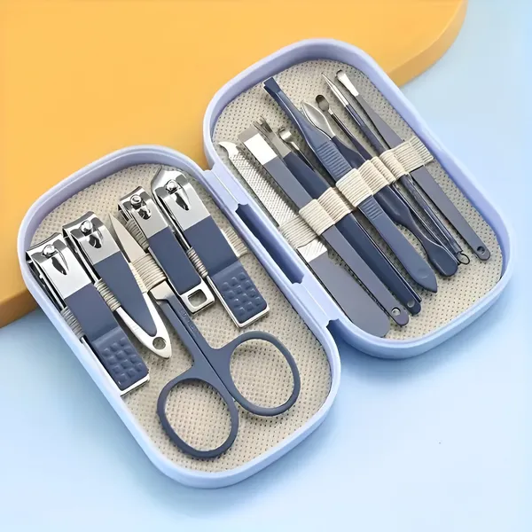 14-Piece_Manicure_Pedicure_Kit_with_Nail_Clippers,_Scissors,_Tweezers_&_Nail_Care_Tools_Set