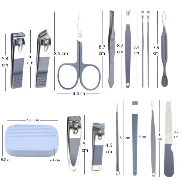 14-Piece_Manicure_Pedicure_Kit_with_Nail_Clippers,_Scissors,_Tweezers_&_Nail_Care_Tools_Set