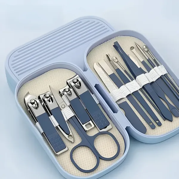 14-Piece_Manicure_Pedicure_Kit_with_Nail_Clippers,_Scissors,_Tweezers_&_Nail_Care_Tools_Set